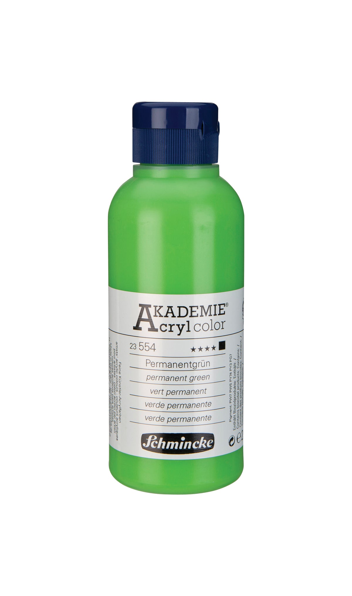 AKADEMIE Acryl color 250ml Permanentgrün