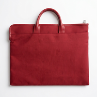 Tasche filofax Microfiber portfolio tote red – Elegante Business- und Laptoptasche
