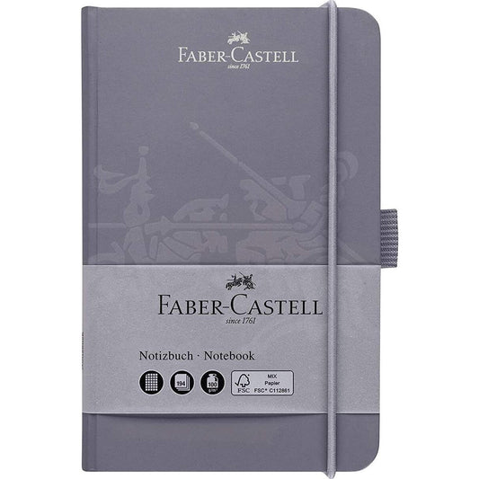Faber-Castell - Notizbuch DIN A5, 90 x 140 mm, Papierqualität 100g/qm - FSC-Mix, dapple gray