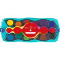 Faber-Castell 125003 Farbkasten Connector mit 12 Farben und Deckweiß - Detailansicht