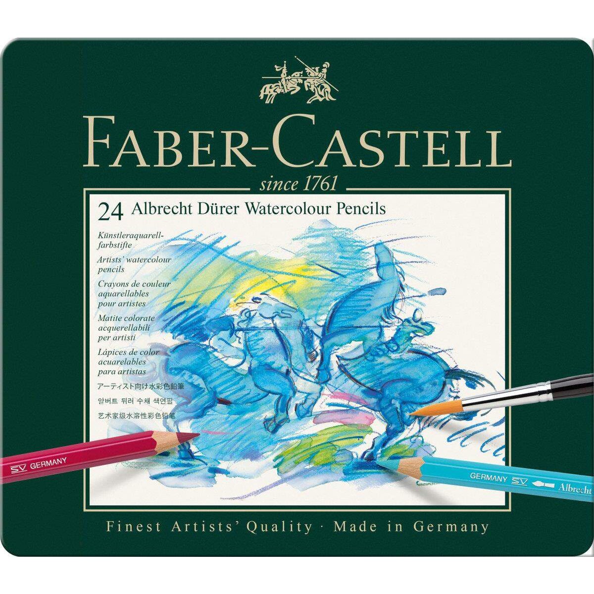 Faber-Castell Albrecht Dürer Aquarellstift, 24er Metalletui