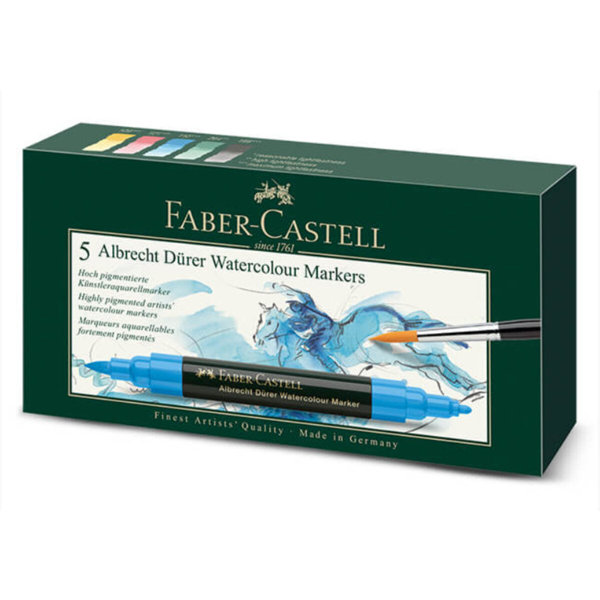 Faber-Castell Albrecht Dürer Watercolour Marker, 5er Etui