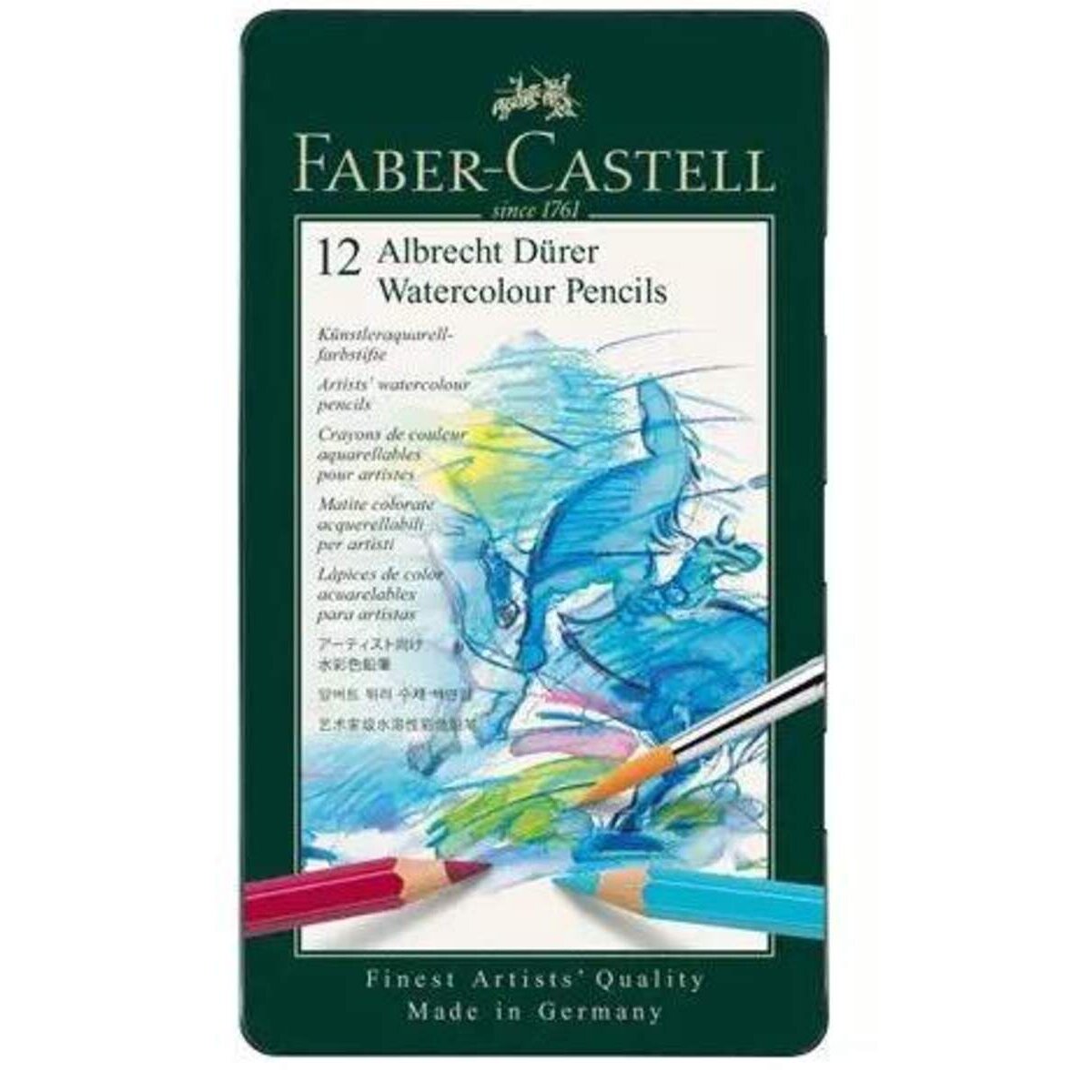 Faber-Castell Aquarellstift ALBRECHT DÜRER, 12er Metalletui