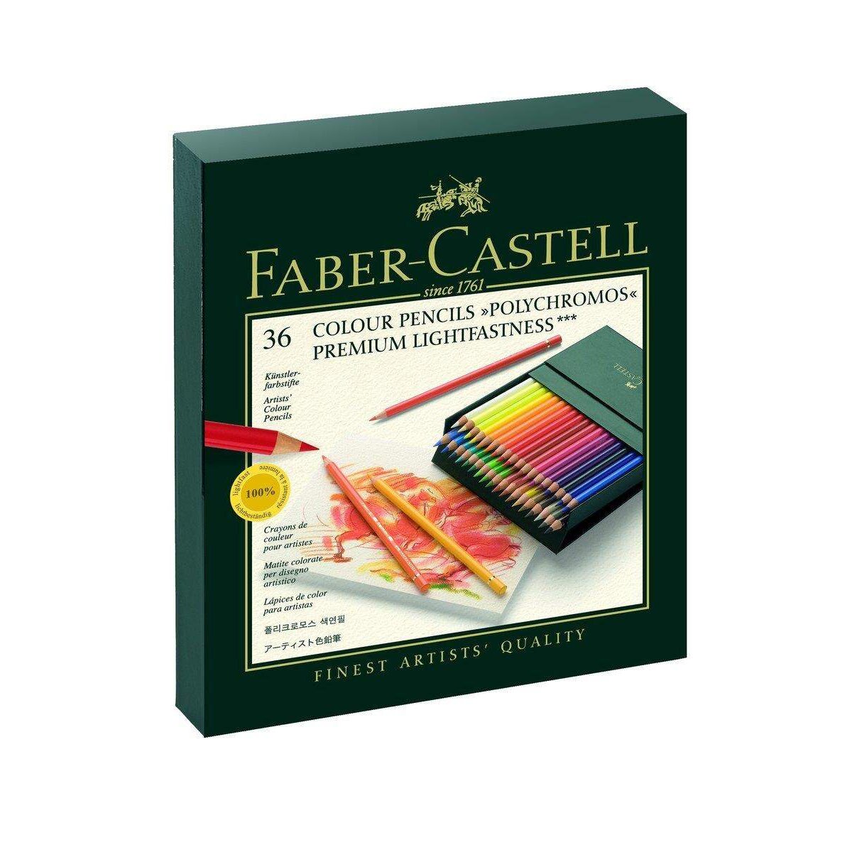 Faber-Castell Atelierbox Künstlerfarbstift POLYCHROMOS®, 36er Etui