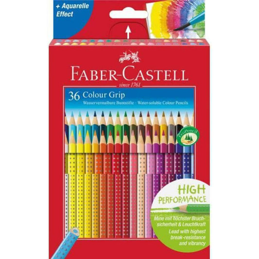Faber-Castell Buntstift Colour GRIP, 36er Kartonetui