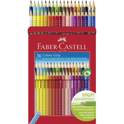 Faber-Castell Buntstift Colour GRIP, 36er Kartonetui