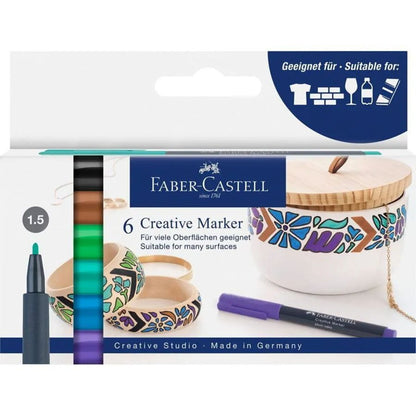 Faber-Castell Creative Marker 6er Etui, Fairy forest