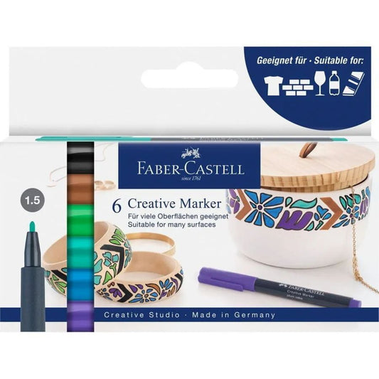 Faber-Castell Creative Marker 6er Etui, Fairy forest