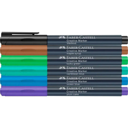 Faber-Castell Creative Marker 6er Etui, Fairy forest