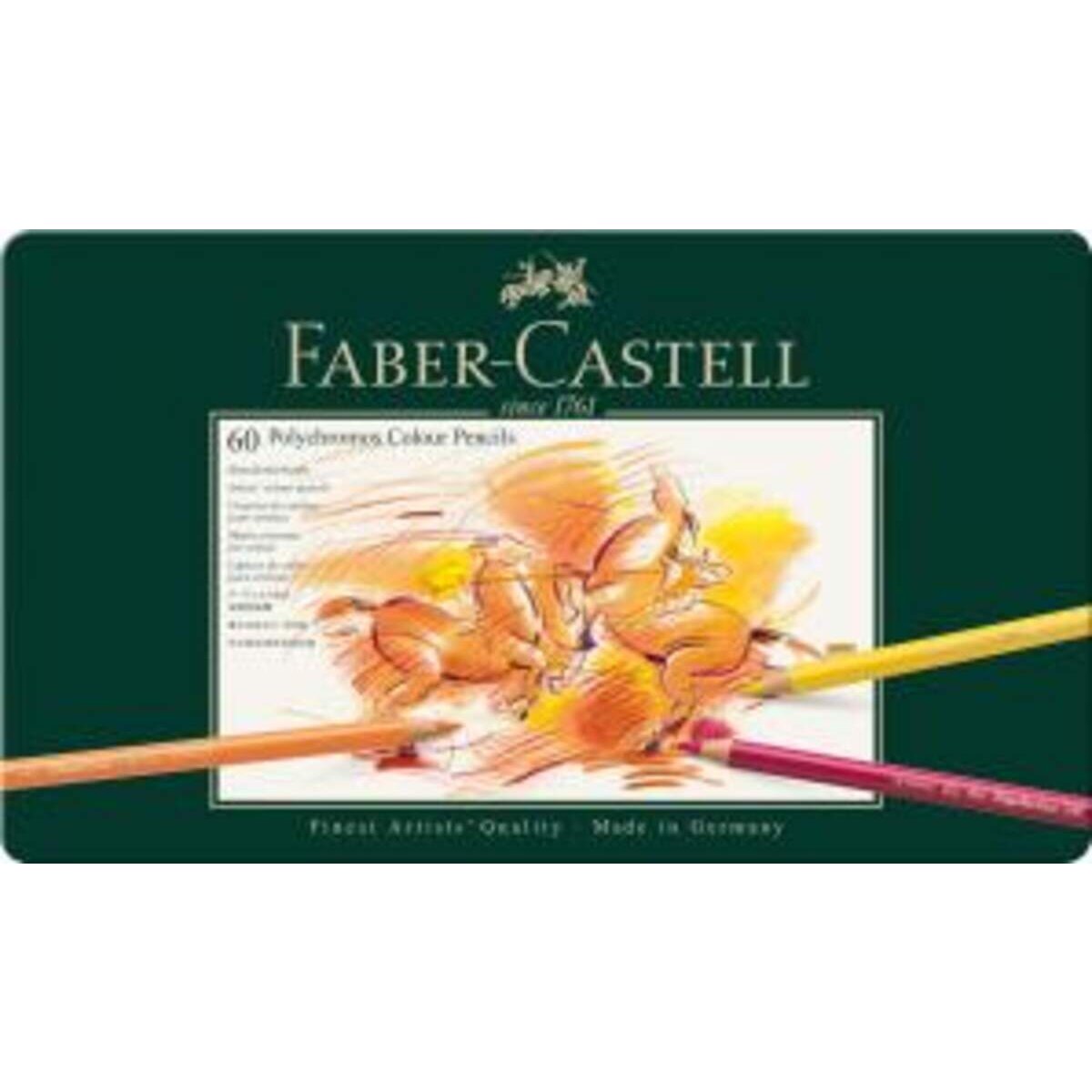 Faber-Castell Farbstift POLYCHROMOS, 60er Metalletui
