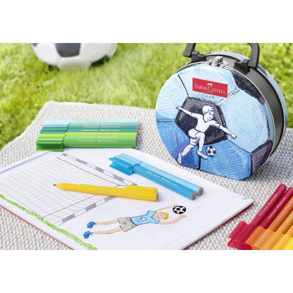 Faber-Castell Filzstift Connector Fußballkoffer
