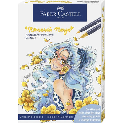 Faber Castell Gofa Sketch Marker 24 tlg. Romantic Manga