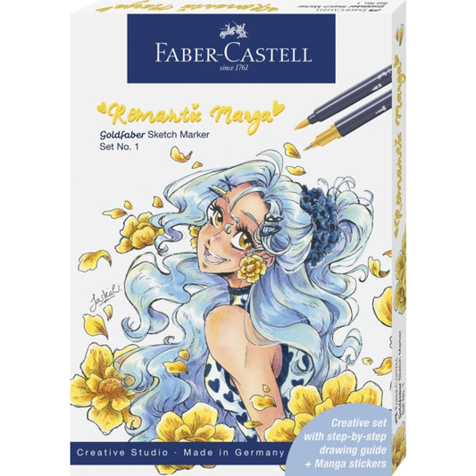 Faber Castell Gofa Sketch Marker 24 tlg. Romantic Manga