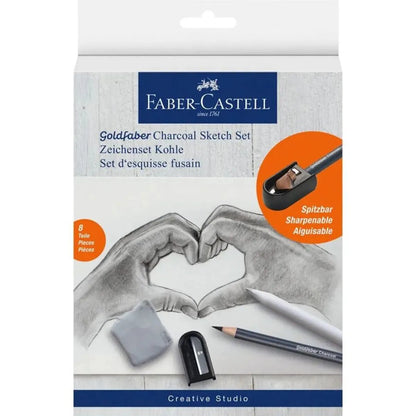 Faber-Castell Goldfaber Charcoal Zeichenset 8-teilig