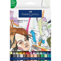Faber-Castell Goldfaber Sketch Marker, 24er Etui - Produktansicht bei Farbe und mehr