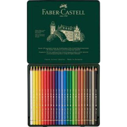 Faber-Castell Künstlerfarbstifte POLYCHROMOS, 24er Metalletui