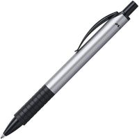 Faber-Castell Kugelschreiber Basic M silber - Produktansicht bei Farbe und mehr
