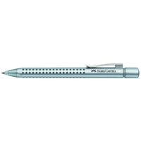 Faber-Castell Kugelschreiber GRIP 2011 M, silber - Produktansicht bei Farbe und mehr