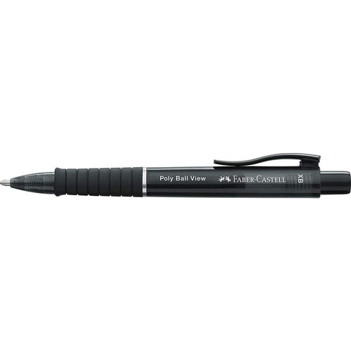 Faber-Castell Kugelschreiber Poly Ball View schwarz
