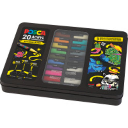 Faber-Castell Marker UNI POSCA Etui Graffiti 20x