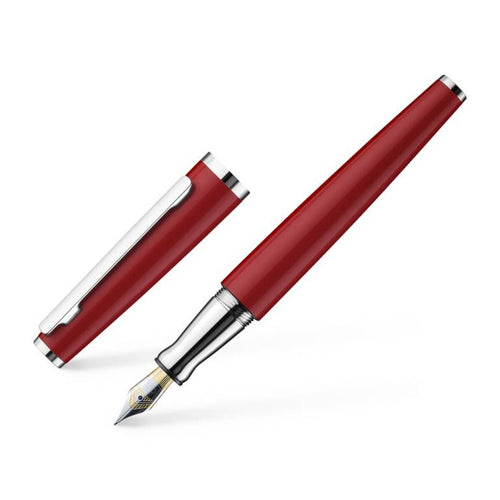 Faber-Castell Otto Hutt design06 Füller rot glanz M