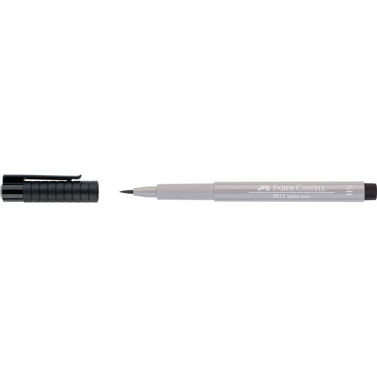 Faber-Castell Tuschestift Pitt artist pen Soft Brush Farbe warmgrau III
