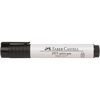 Faber-Castell Tuschestift Pitt Artist Pen 2,5 mm Rundspitze weiß - Produktansicht bei Farbe und mehr