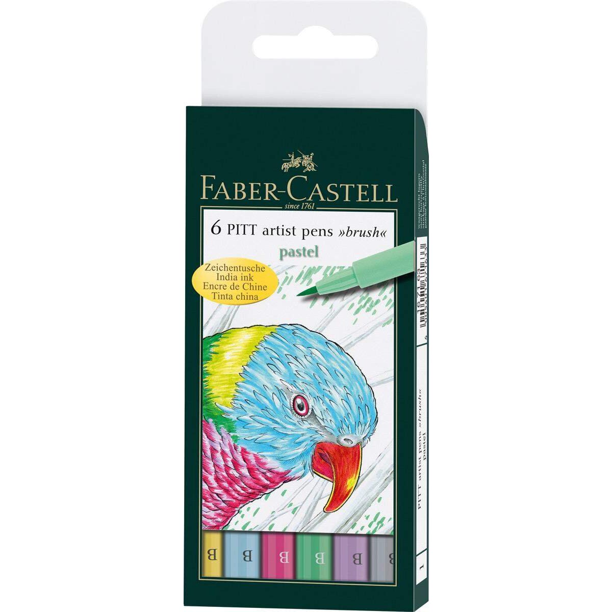 Tuschestift Pitt Artist Pen B Pastel 6x