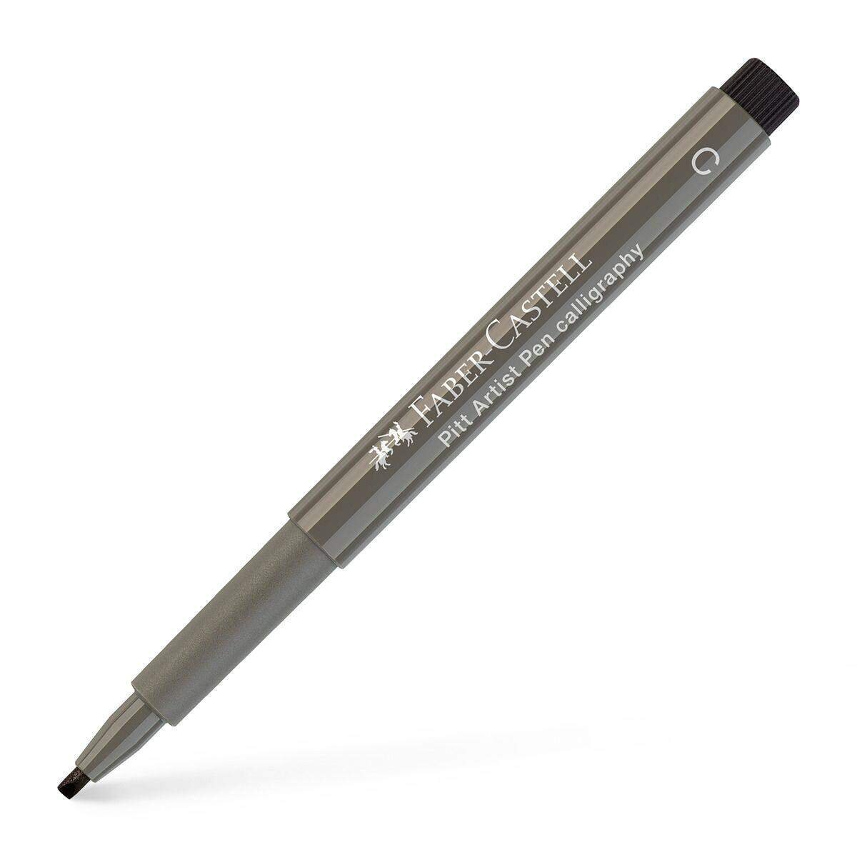 Faber-Castell Tuschestift Pitt Artist Pen Calligraphy, 2,5 mm, warmgrau IV
