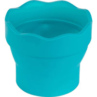 Faber-Castell Wasserbecher CLIC & GO, türkis - Detailansicht