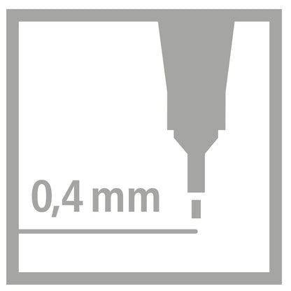 Fineliner - STABILO point 88 - 10er Pack - mit 10 verschiedenen Farben