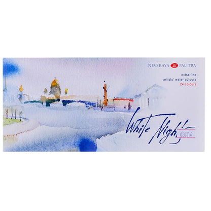 Honsell White Nights Aquarellfarben 24 1/1 Papp