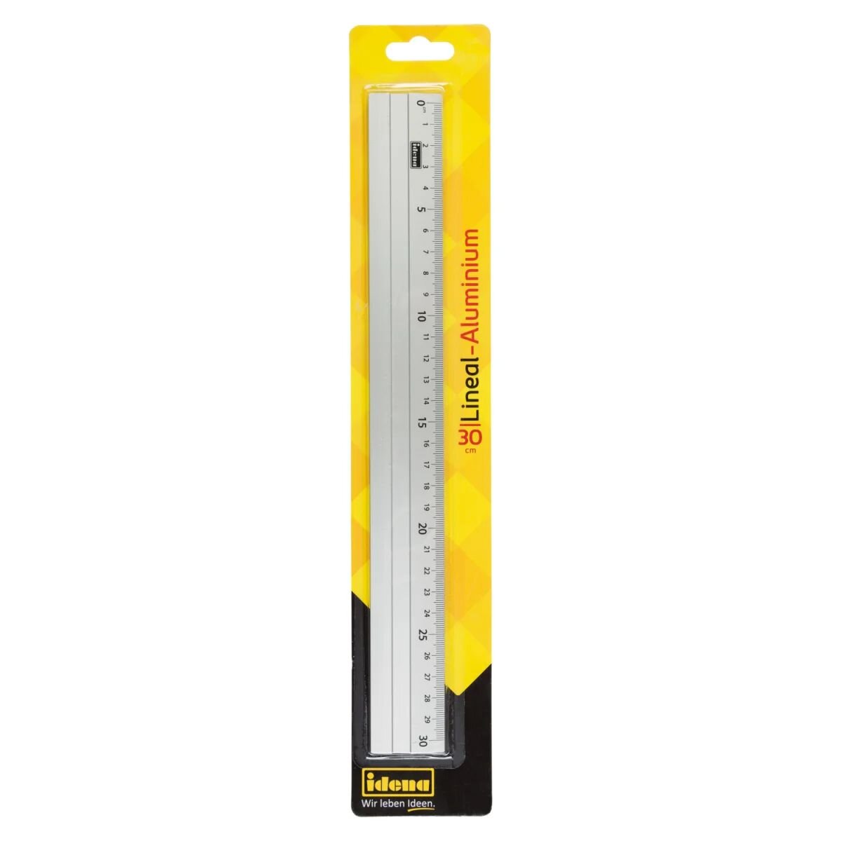 Idena Aluminium Lineal, 30 cm