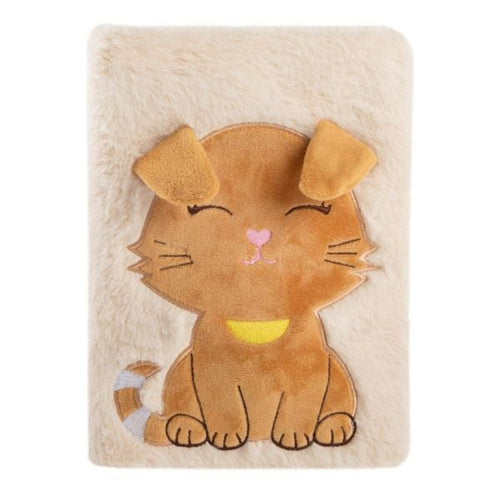 Idena Notizbuch Fluffy Katze liniert 80 Blatt 80g/m² DIN A5