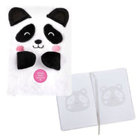 Idena Notizbuch Fluffy Panda liniert 80 Blatt 80g/m² DIN A5 - Produktansicht bei Farbe und mehr