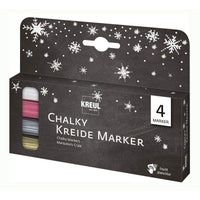 KREUL Chalky Kreidemarker 4er Set - Produktansicht bei Farbe und mehr