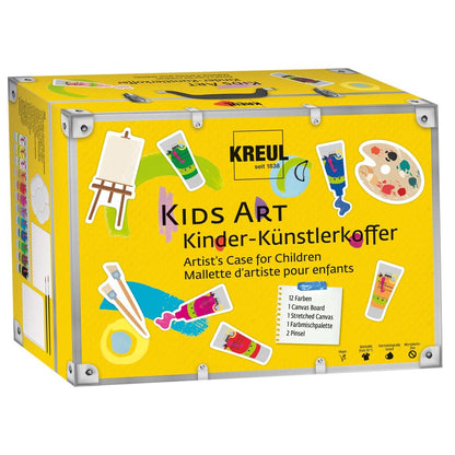 KREUL Kids Art Kinder-Künstlerkoffer, 1 Stück, Design 2-fach sortiert