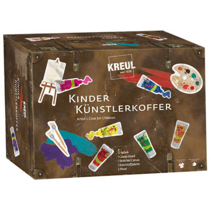 KREUL Kids Art Kinder-Künstlerkoffer, 1 Stück, Design 2-fach sortiert