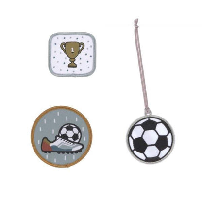 Lässig Anhänger & Patches - Schul Set Unique, Football