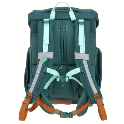 Lässig Slim Unique Schulranzen-Set 7tlg Dark Green
