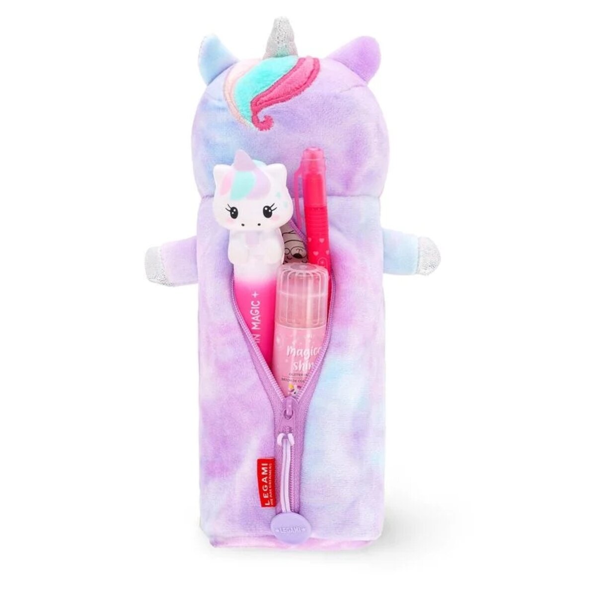 Legami Plüsch Schlampermäppchen Einhorn 14 x 8 x 25,5 cm