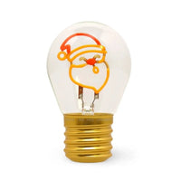 Legami kabellose Tischlampe Weihnachtsmann Glühbirnenform 6,8 x 10,3 cm - Ansicht 4