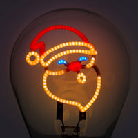 Legami kabellose Tischlampe Weihnachtsmann Glühbirnenform 6,8 x 10,3 cm - Ansicht 6