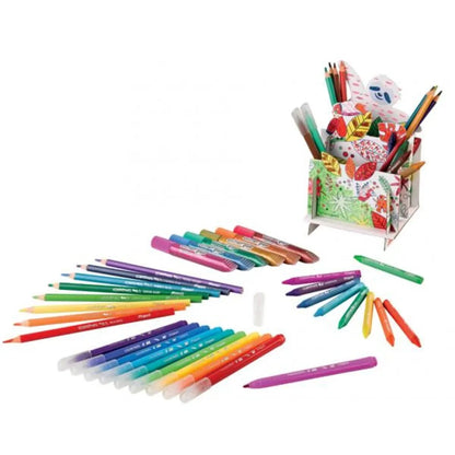 Maped Creativ Mal-und Bastelset mit Stifte-Köcher zum selbst gestalten, 50 Teile