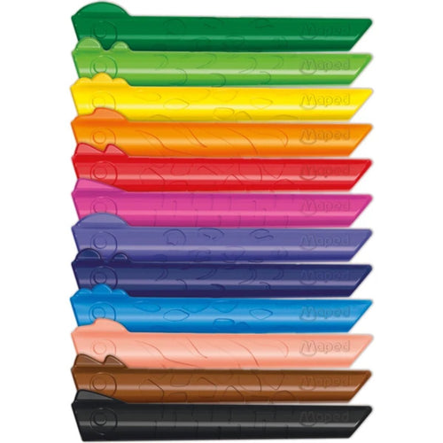 Maped Buntstifte Color'Peps Infinity 12 Farben, 12 Stück, in Metall-Spardose