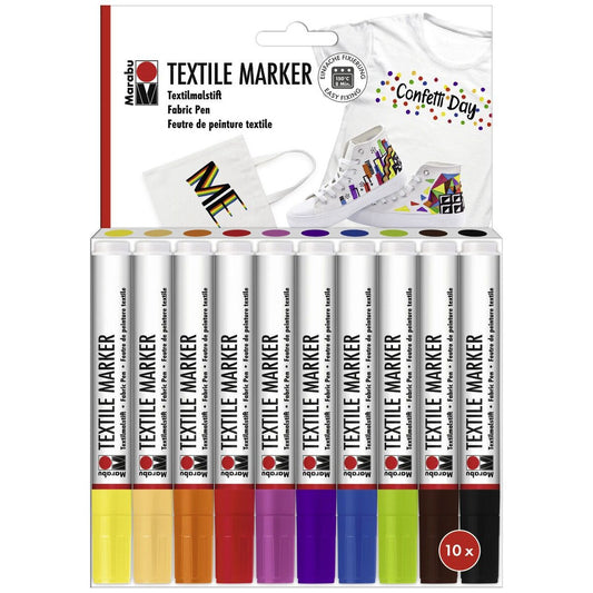 Marabu Textile Marker 3mm 10 Stück