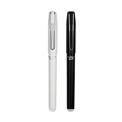 McNeill Ghost Pen Radierbarer Füller mit Metallclip, 2 Farben sortiert