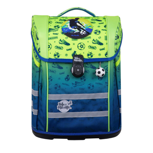 MCNeill Schulranzen Set Perfecto 5 tlg. Football 2T