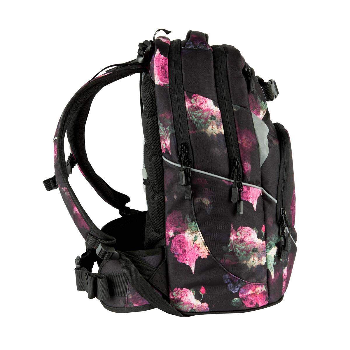 Nitro Superhero Schulrucksack Black Rose