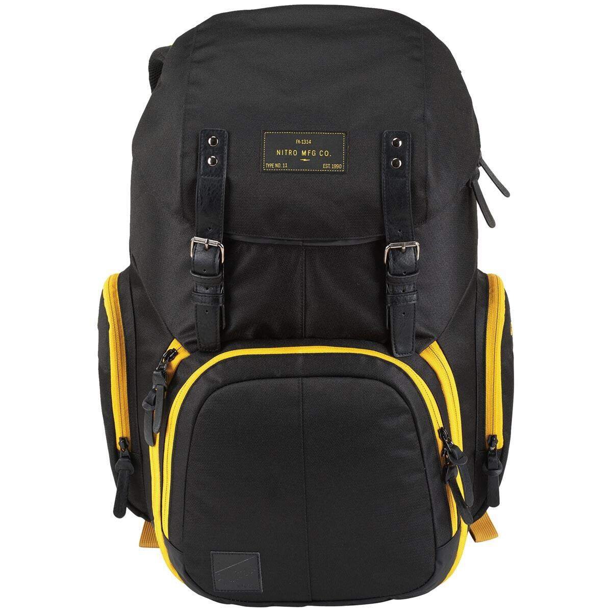 Nitro Weekender Rucksack Golden Black 42L